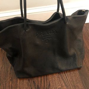 Prada soft-sided large tote